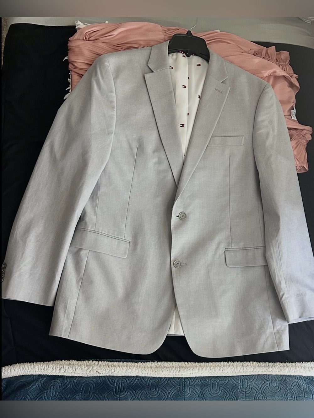 Tommy Hilfiger Light Gray Men's Sport Coat Blazer